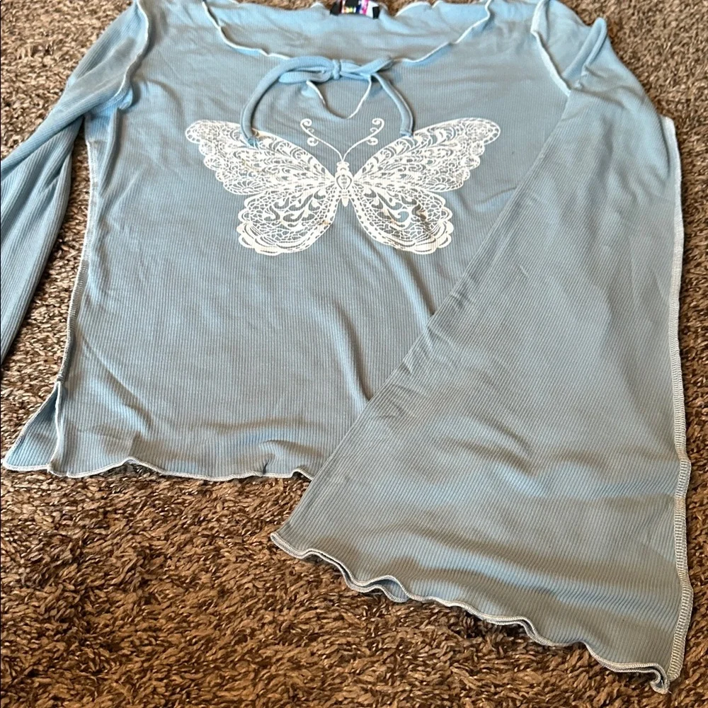 Dolls Kill Delia’s Butterfly Top - Picture 4 of 8